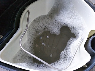 リンサーによる回収汚水