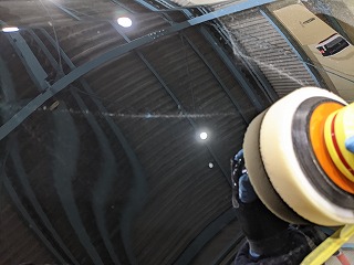 アルファードの仕上げ磨き