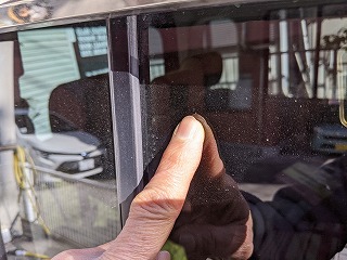 キューブのペンキ被害